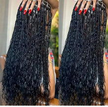 Load image into Gallery viewer, Small knotless w/ boho human hair