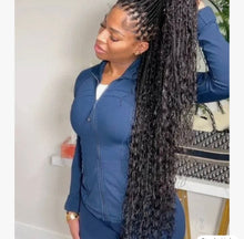 Load image into Gallery viewer, Small knotless w/ boho human hair
