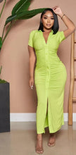 Load image into Gallery viewer, Sexy Ruched Midi Dress
